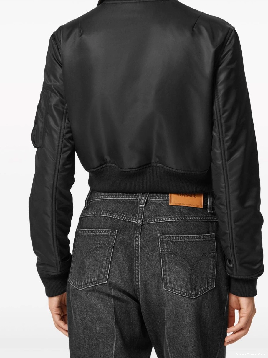 Affordable jacket cropped Versace padded Women bomber 0820